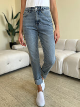 Load image into Gallery viewer, Judy Blue Full Size High Waist Cuff Hem Jeans