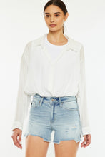 Load image into Gallery viewer, Kancan High Rise Side Slit Denim Shorts