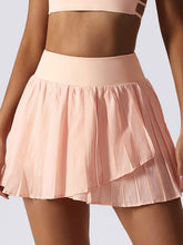 Load image into Gallery viewer, Pleated Wide Waistband Sports Skirt