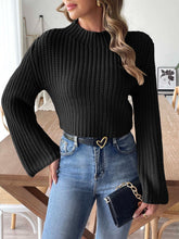 Load image into Gallery viewer, Mock Neck Long Sleeve Sweater