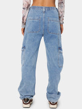 Load image into Gallery viewer, Straight Jeans with Pockets