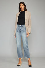 Load image into Gallery viewer, Kancan High Waist Raw Hem Cropped Wide Leg Jeans