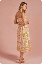 Load image into Gallery viewer, Bloom Meadow Sleeveless Pleat Midi Dress