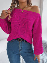 Load image into Gallery viewer, Openwork Long Sleeve Sweater