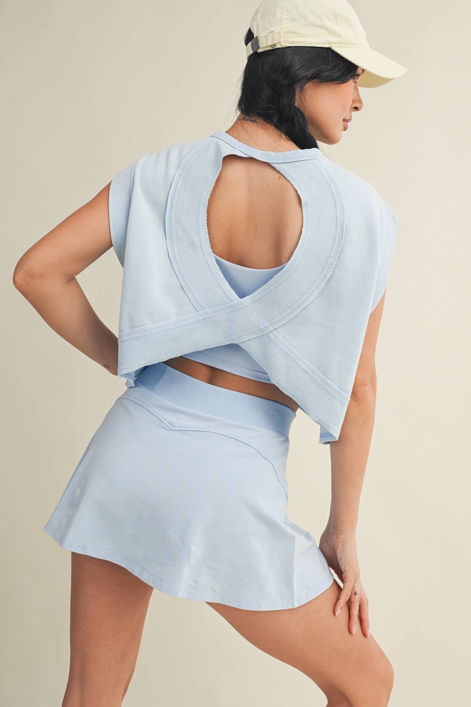 Mineral Wash Open Back Top