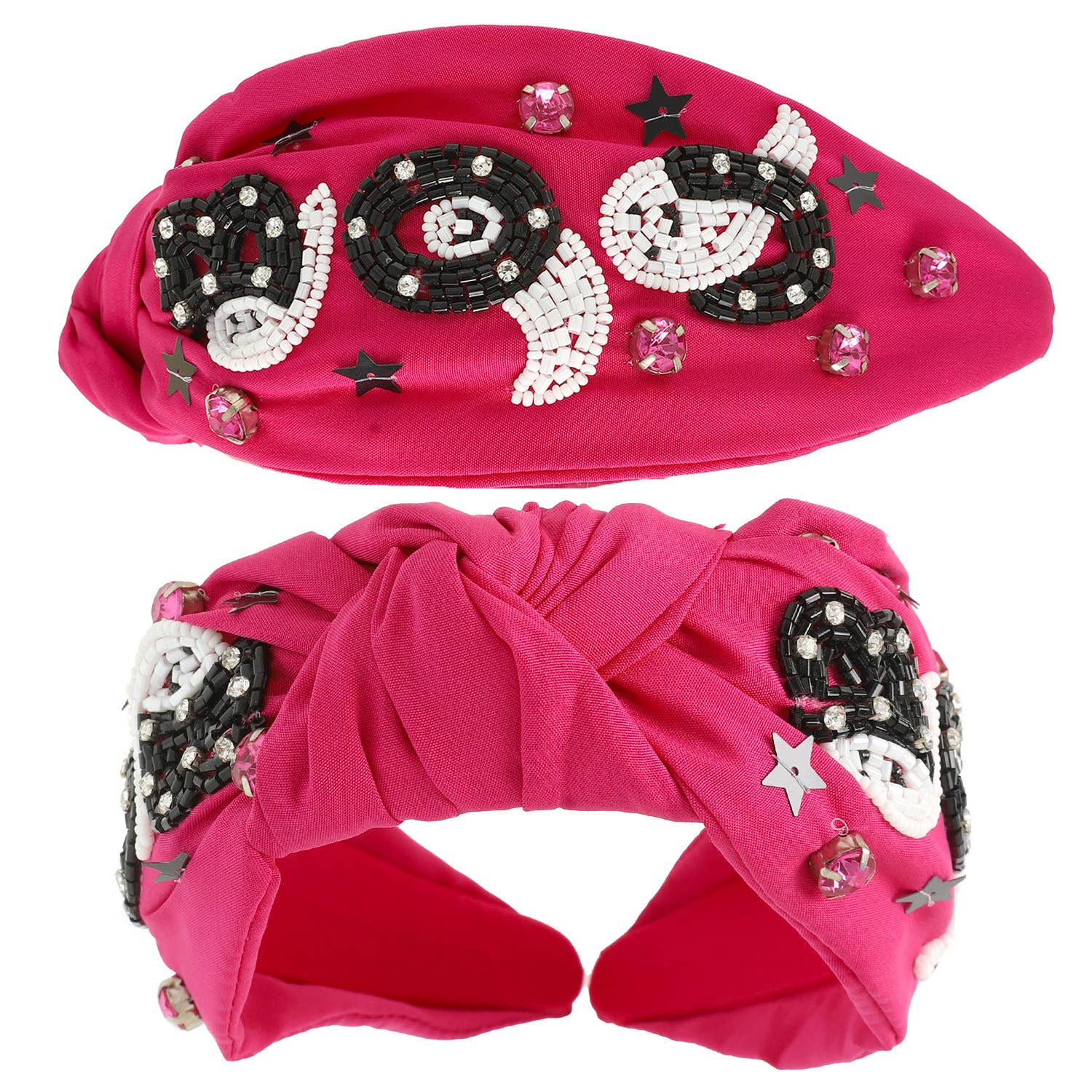 Halloween Themed Jeweled Knotted Headband