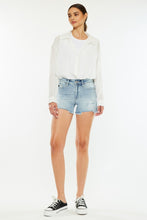 Load image into Gallery viewer, Kancan High Rise Side Slit Denim Shorts