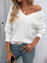 Load image into Gallery viewer, Mandy V-Neck Long Sleeve Sweater