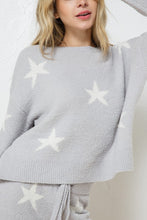 Load image into Gallery viewer, Soft Long Sleeve Star Print Top and Short Set