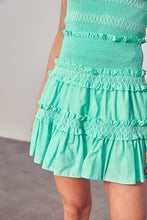 Load image into Gallery viewer, Tiered Ruffle Skirt