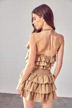 Load image into Gallery viewer, Smocked Waist Ruffle Romper