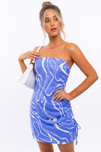 Load image into Gallery viewer, Ruched Tube Mini Dress