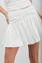 Load image into Gallery viewer, Side Ruched Ruffle Skort