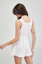 Load image into Gallery viewer, Trim Detail Side Tie Romper