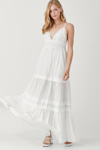 Load image into Gallery viewer, SHIRRED RUFFLE FOLDED DETAIL MAXI DRESS