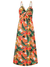 Load image into Gallery viewer, Twisted Printed V-Neck Cami Dress