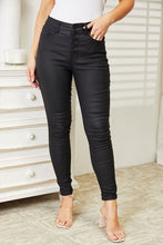 Load image into Gallery viewer, Kancan Full Size High Rise Black Coated Ankle Skinny Jeans