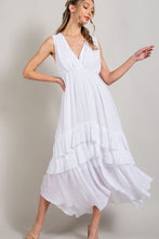 Load image into Gallery viewer, V-Neck Ruffle Maxi Dress