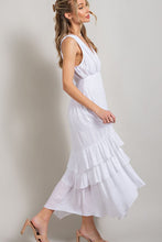 Load image into Gallery viewer, V-Neck Ruffle Maxi Dress