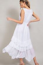 Load image into Gallery viewer, V-Neck Ruffle Maxi Dress