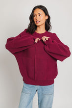 Load image into Gallery viewer, Ribbed Knitted Sweater