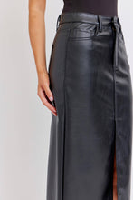 Load image into Gallery viewer, Cello High Rise Midi Skirt with Front Slit/M