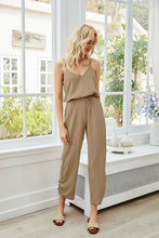 Load image into Gallery viewer, V-Neck Spaghetti Strap Sleeveless Jumpsuit