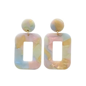 Margot Earrings - Pastel Rainbow