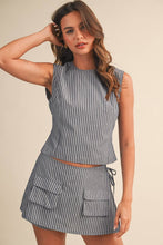 Load image into Gallery viewer, OPEN BACK WITH STRAP AND SKORT SET