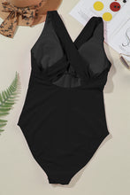 Load image into Gallery viewer, Crisscross Wide Strap One-Piece Swimwear