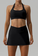 Load image into Gallery viewer, Halter Neck Tank and Slit Skirt Active Set