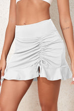 Load image into Gallery viewer, Ruched Elastic Waist Swim Skirt