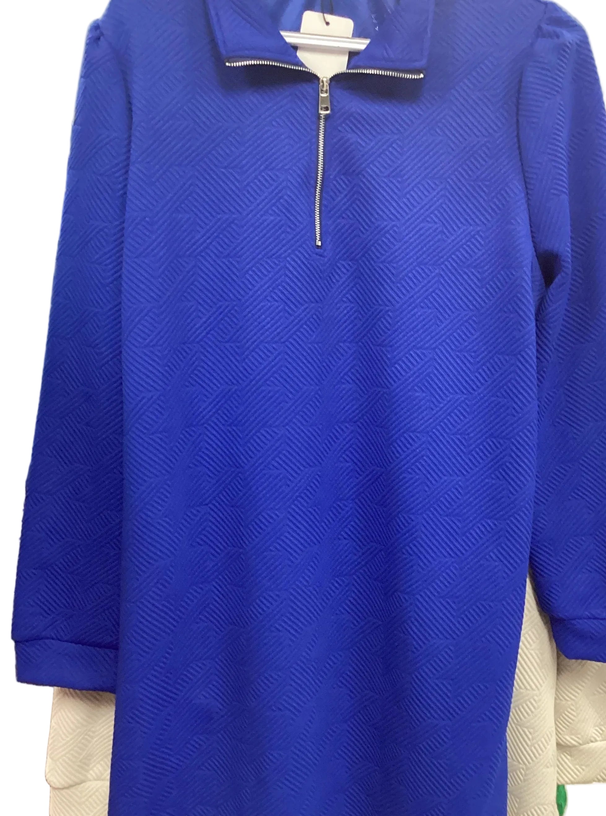 Textured Quarter Zip Long Sleeve