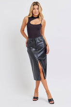 Load image into Gallery viewer, High Rise Midi Skirt with Front Slit/XL