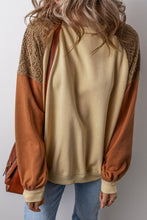 Load image into Gallery viewer, Color Block Long Sleeve Sweatshirt
