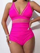 Load image into Gallery viewer, V-Neck One-Piece Swimwear