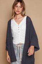 Load image into Gallery viewer, POL Open Front Sweater Cardigan with Pockets