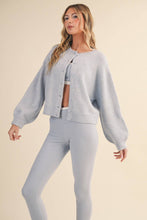 Load image into Gallery viewer, Knit Button Up Cardigan Sweater