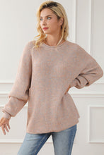 Load image into Gallery viewer, Round Neck Drop Shoulder Sweater