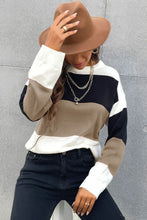 Load image into Gallery viewer, Perfee Longing For Fall Color Block Sweater