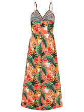 Load image into Gallery viewer, Twisted Printed V-Neck Cami Dress