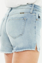 Load image into Gallery viewer, Kancan High Rise Side Slit Denim Shorts