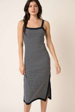 Load image into Gallery viewer, Mittoshop Contrast Striped Midi Cami Dress