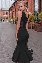 Load image into Gallery viewer, CWDMD5779_ONE-SHOULDER SLIM-FIT HIP FISHTAIL DRESS