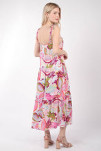 Load image into Gallery viewer, VERY J Tropical Printed Cami Midi Dress