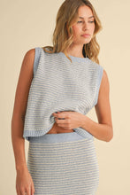 Load image into Gallery viewer, SWEATER SLEEVELESS TOP AND MAXI PENCIL SKIRT SET