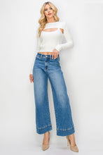 Load image into Gallery viewer, RISEN Full Size High Rise Wide Leg Jeans