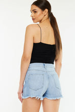 Load image into Gallery viewer, Kancan Raw Hem Distressed High Waist Denim Shorts