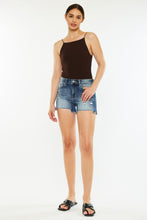 Load image into Gallery viewer, Kancan High Waist Raw Hem Denim Shorts