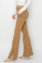 Load image into Gallery viewer, RISEN Bailey Full Size High Waist Side Slit Flare Jeans